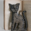 Primitive Doll Striped Cat